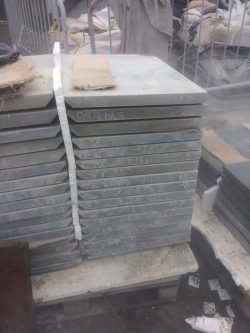 Image showing stacked, completed louver blades