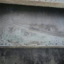 Image showing damaged louver blade prior to work commencing