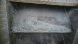 Image showing damaged louver blade prior to work commencing