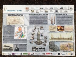Image of the interpretation panel detailing the history of the Pinnacle
