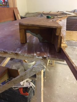Image showing mould being made for new plaster ribs