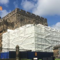 Image showing scaffold at Lancaster Castle