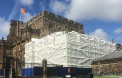 Image showing scaffold at Lancaster Castle