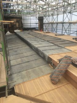 Image showing lead work in progress