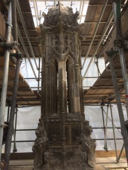 Image showing the Pinnacle inside the scaffold