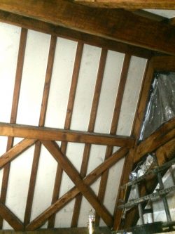 Image showing close up of completed roof works