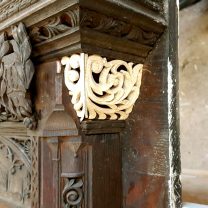 Image showing intricate timber carving