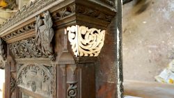 Image showing intricate timber carving
