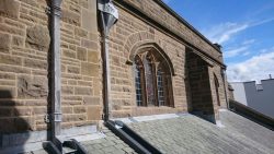 Image showing repointing works