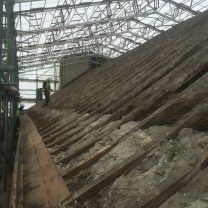 Image showing roofing prior to the timber repairs