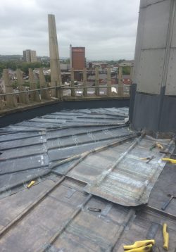 Image showing lead roof works