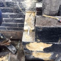 Masonry work at St Pauls, Astley Bridge