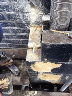 Masonry work at St Pauls, Astley Bridge