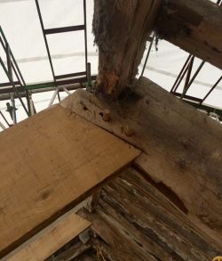 Image showing close up of joinery work