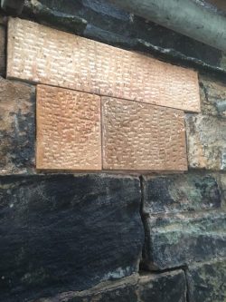 Image showing new stonework fixed in to position