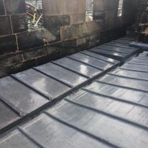 Image showing completed lead work to the roof