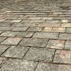 Close up of Slate tiling
