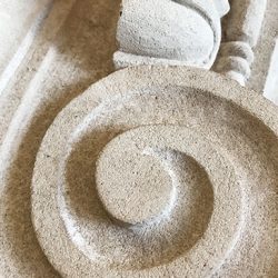 Image showing close up of carved stationary