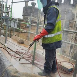 Image showing Thermatech cleaning at Lancaster Castle