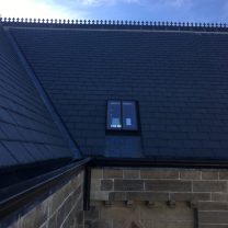 Conservation Roof Light Installed on new Slate Roof