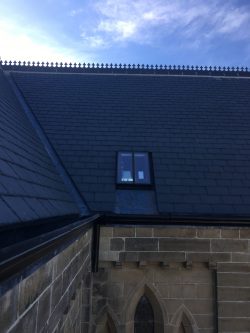 Conservation Roof Light Installed on new Slate Roof