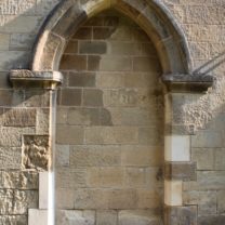 Image showing New Jamb Stones fitted with existing stones to old opening