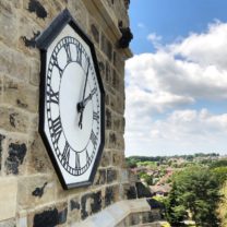 Image showing the restored clock face