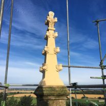 Image showing one of the new Pinnacles standing tall against the bluest sky