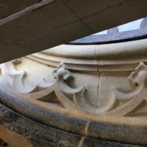 Image showing Newly carved stones installed as part of the restored Clock surround