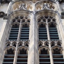 Image showing new Bird netting installed to Louvre openings of the Tower